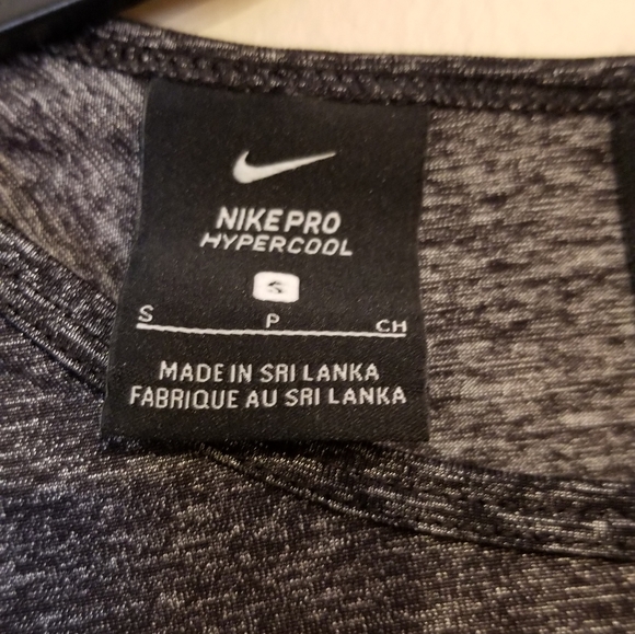 NIKE PRO Hypercool Gray Long Sleeve Workout Top S - Picture 8 of 8